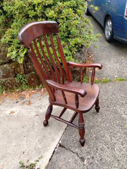 Antique High Back Windsor Chairs