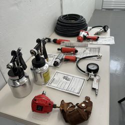 Pneumatic Air Compressor Tools / 100ft Black Rubber Air Hose