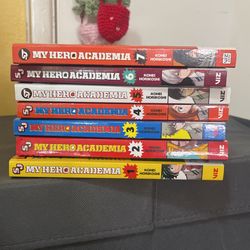 My Hero Academia manga books (1-7)