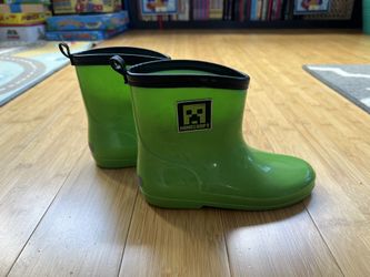 Kids Minecraft Rain Boots