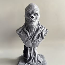 Stranger Things Vecna Bust 3D Printed Statue Figure —6.5” Collectible Fan Art