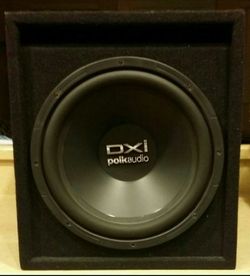 12 inch Subwoofer With Car Audio Single 12" Vented Subwoofer Stereo Sub Box Ported Enclosure 5/8" MDF