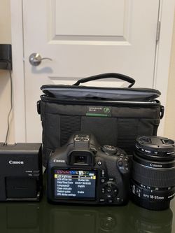 Canon Eos Rebel T7 Camera With 18-55mm Lens. Wi-Fi