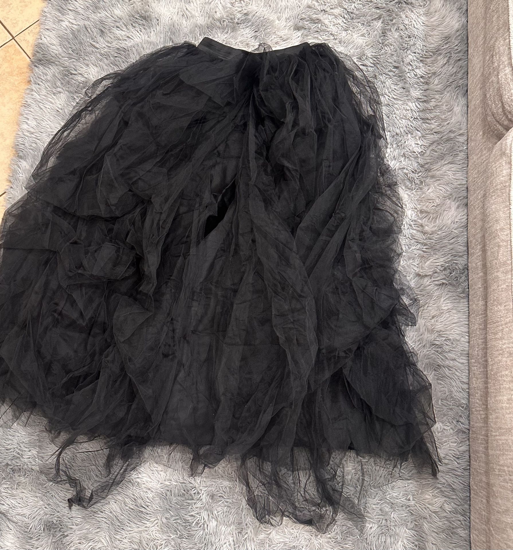 Black Tutu Skirt Women  Adult Tutu XL 