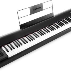MIDI Keyboard Controller with 88 Hammer Action Piano Style Keys + Accesories