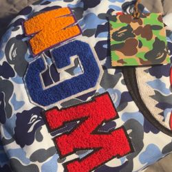 A Bathing Ape Abc Blue Zip Up