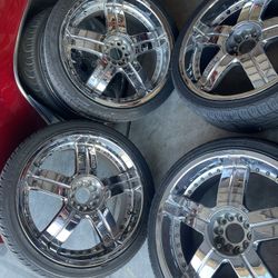 22inch Universal Chrome Rims 