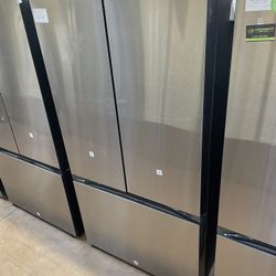 36 Inch Wide Stainless Steel Refrigerator Samsung Bespoke 