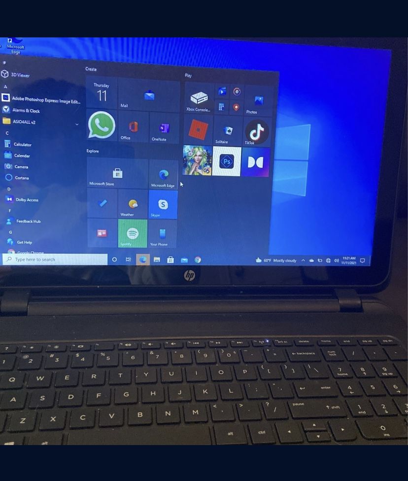 HP Touch Screen Laptop