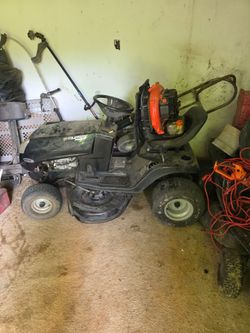 2 MURRAY RIDER MOWERS 1 YARD MACHINE TILLER