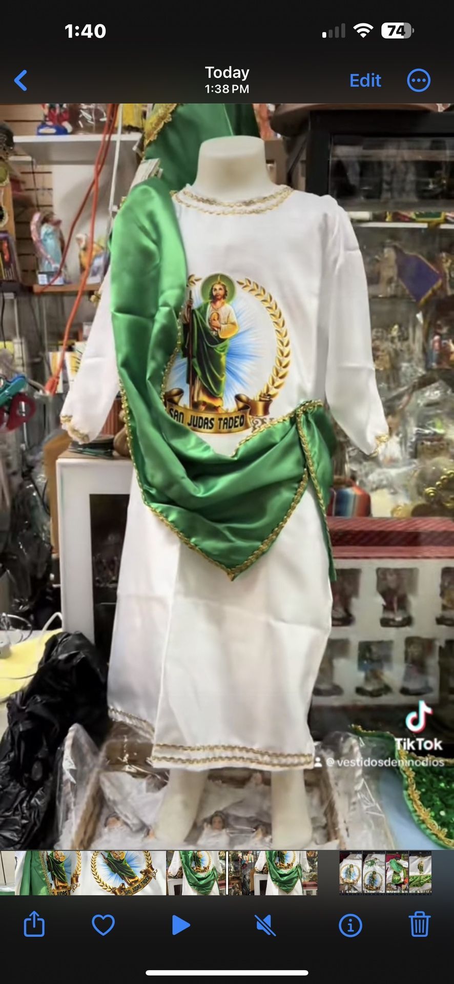 Traje Y Capas San Judas Tadeo