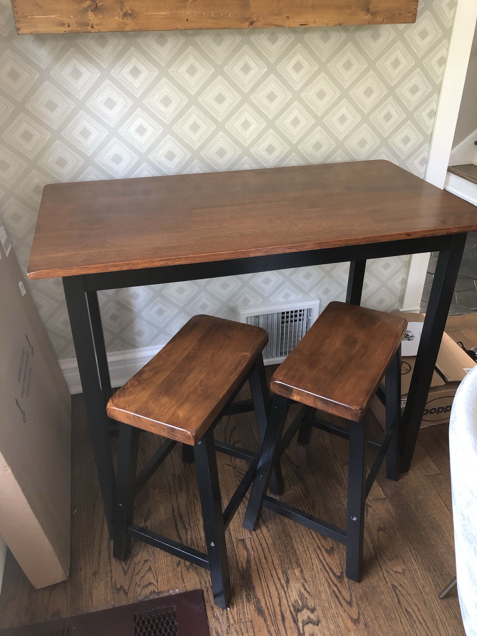 Solid Wood Bar Table