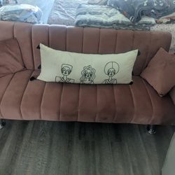 Pink Sleeper sofa