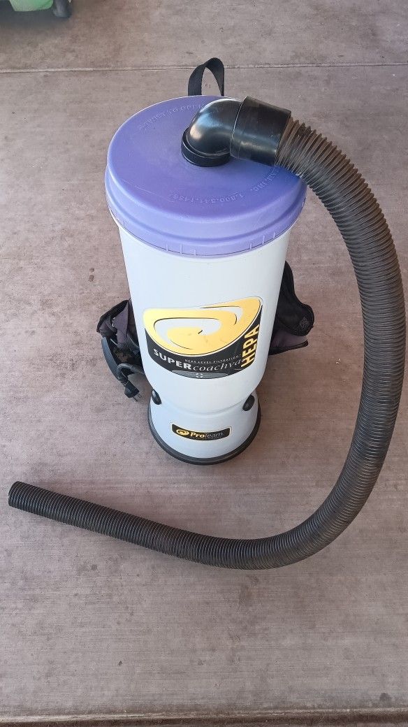 backpack vacuum cleaner. Works great
