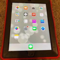 Like New iPad With Case And Screen Protector 