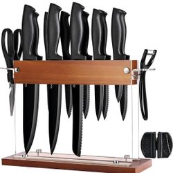 NEW 15Pcs Kitchen Knife Set Gourmetop