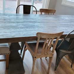 Restoration Hardware Dining Table and Chairs 