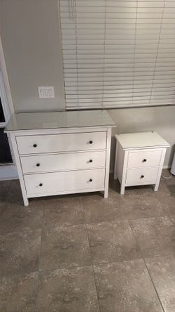 White Dresser And Nightstand
