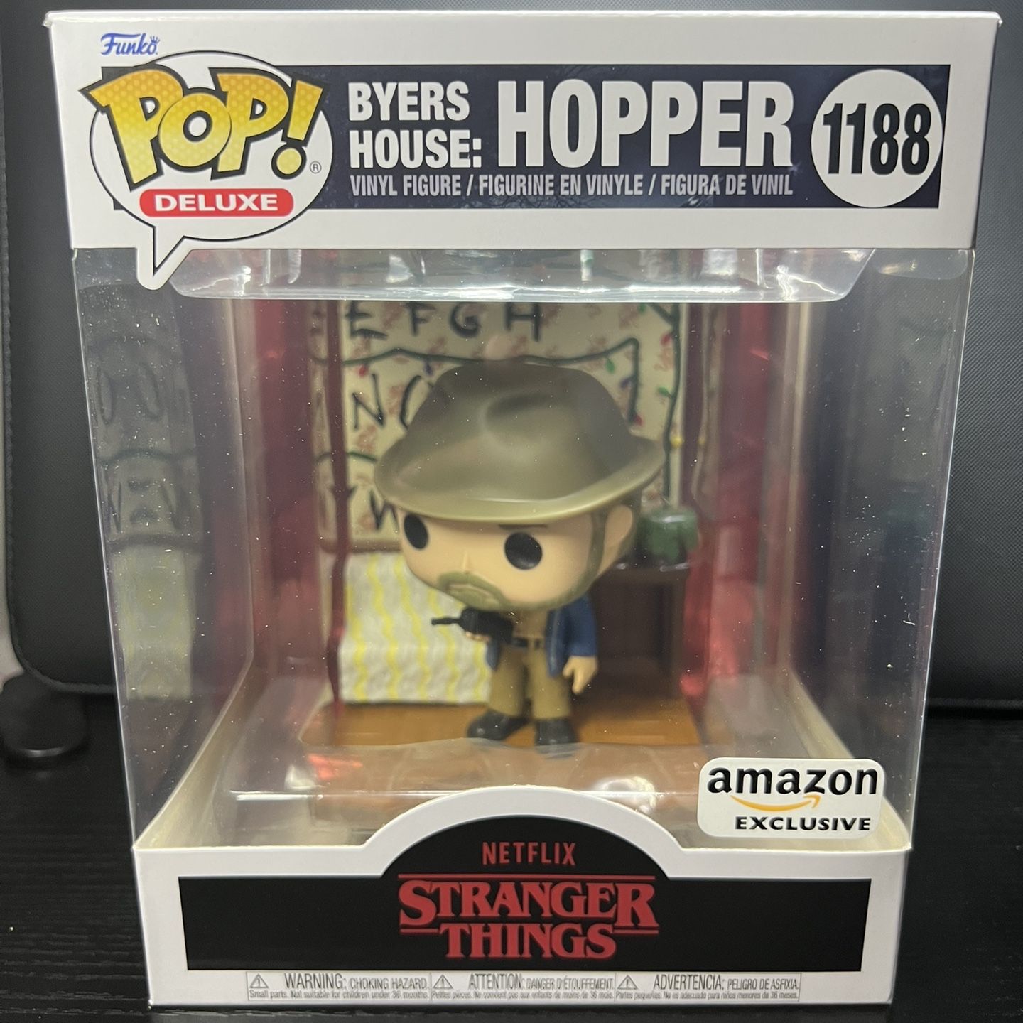 2022 Funko Pop Deluxe #1188 Stranger Things Byers House: Hopper 