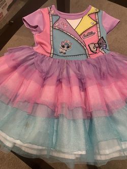 Vestido De LOL Para Niña Talla XS 4/5