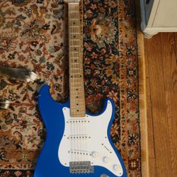 Blue Electric Guitar By Hohner