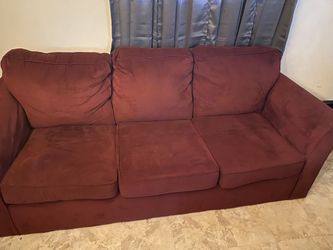 Burgundy Couch