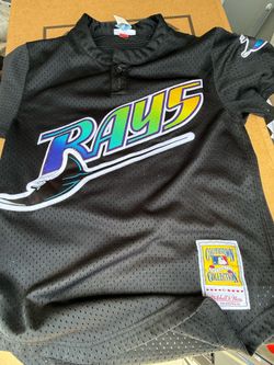 Tampa Bay Rays Wade Boggs stitched size 36 S Small