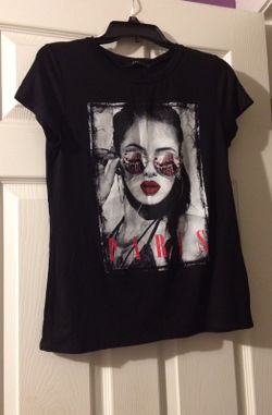 New size L (should fit like M) blouse Rayon/Spandex $7