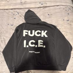FUCK ICE HOODIE SIZE XL