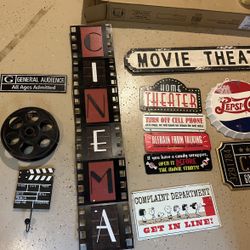 Movie Theater Wall Decor 