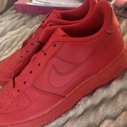 Red Nike Air Force 1