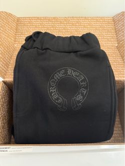 Chrome Hearts Online Exclusive Black Floral Sweatpants