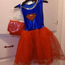 NEW Supergirl Halloween Costume Size 7-8