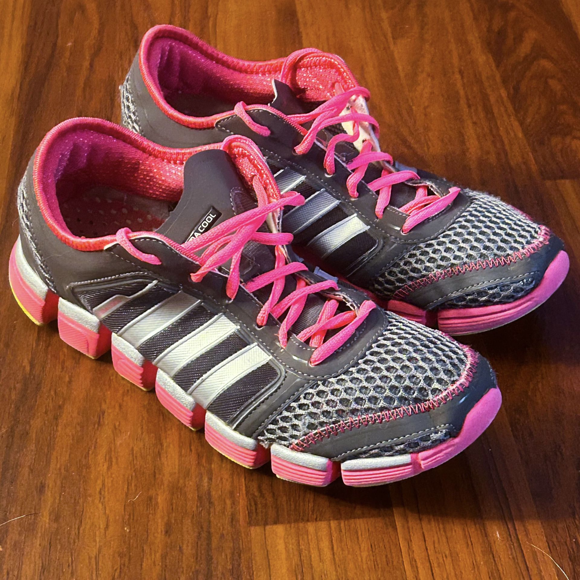 Adidas Climacool Women’s Gray/Pink Shoes Size 10