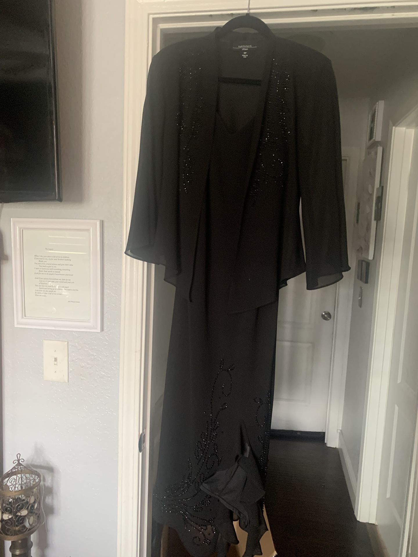 Beautiful Black Dress And Jacket