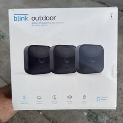 Blink Outdoor Battery-Powered Wireless Security Camera 3rd Gen 3-Pack,New/Sealed