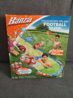 BRAND NEW 2 BOXES" TOUCHDOWN SPLASH FOOTBALL SLIDE $ 10.00 EACH BOX