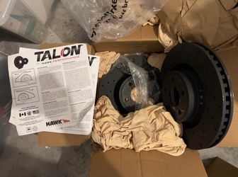 Rotors hawk performance ford mustang GT