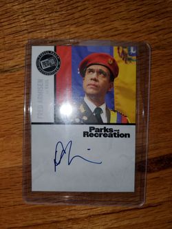 Presspass Parks And Recreation Fred Armisen Autograph Card