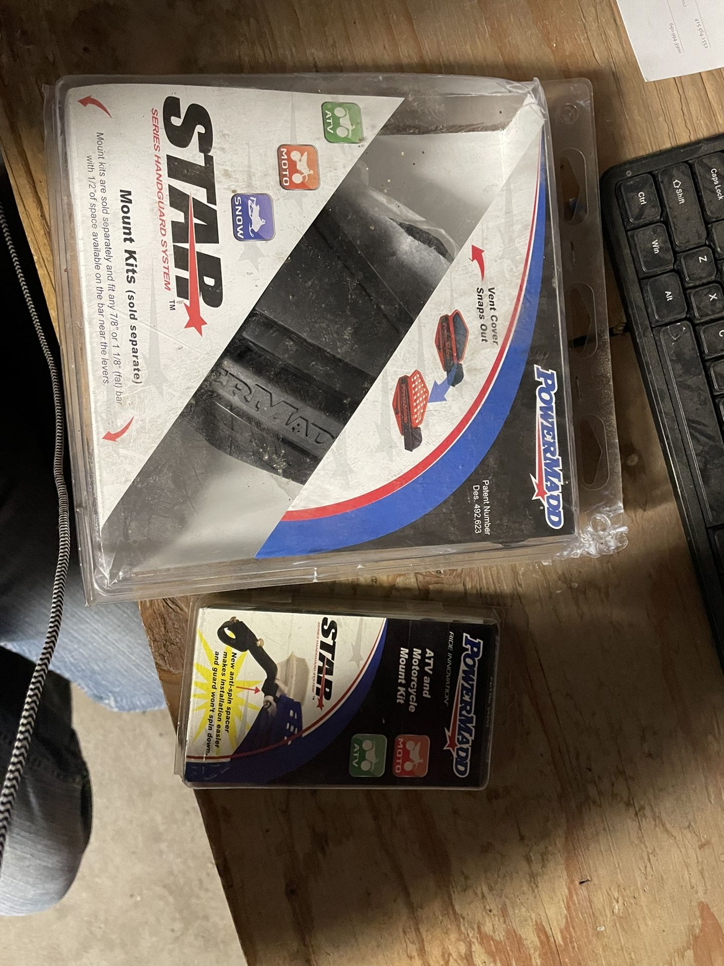 Dirt Bike / Quad Hand Gaurds All Black Brand New