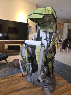 besrey Baby Backpack Carrier, Toddler Hiking Backpack with Safety 3-Height Seat, Adjustable Straps&Waist Belt, Foldable Frame Lightweight Large Capaci