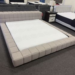 Cal King Bed Frame And Mattress 12 Inch Sleepys Curve 