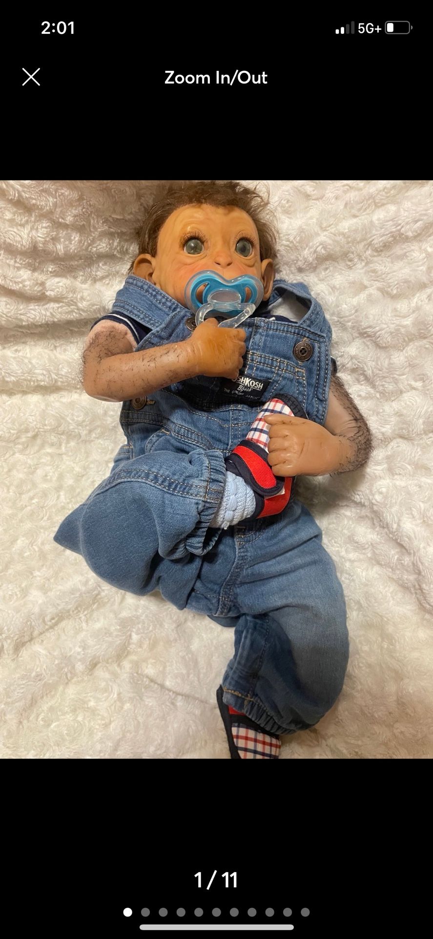 Baby Monkey Boy 22” Houston Tx 