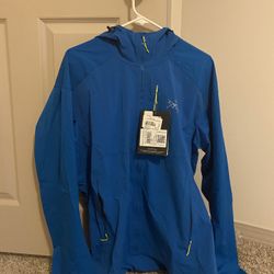 Mens XL Light Wind Breaker Hoodie