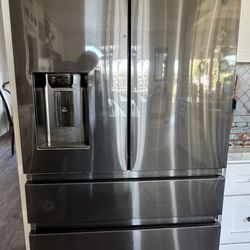 Samsung black stainless counter depth refrigerator