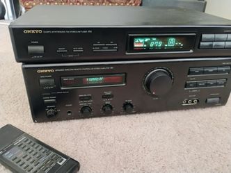 Onkyo Stereo Amp and Synthesizer Tuner