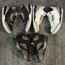 Men’s Jordan Retros (Prices in description)