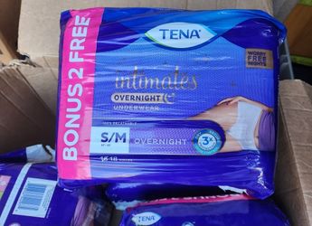 New TENA Intimates Overnight Underwear size S/M, $13 Each 