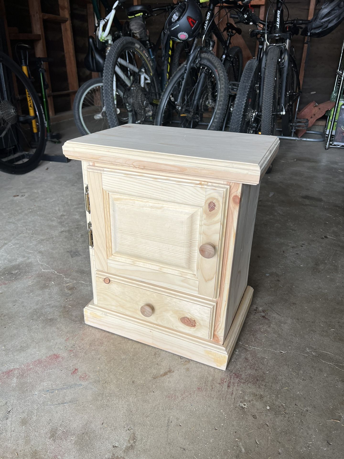 Handmade Wood Night Stand