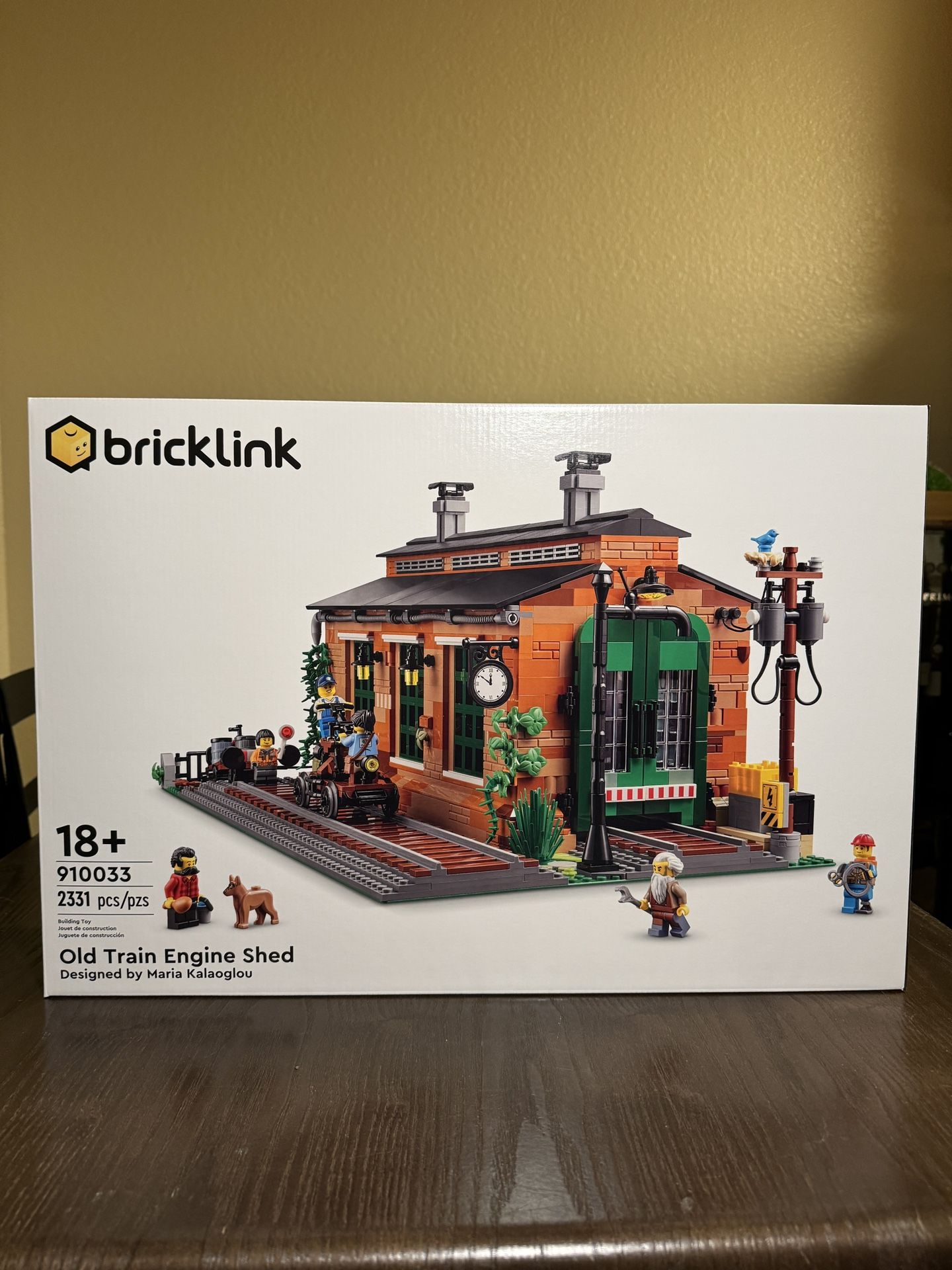 Lego Bricklink Designer Program Old Train Engine Shed 910033